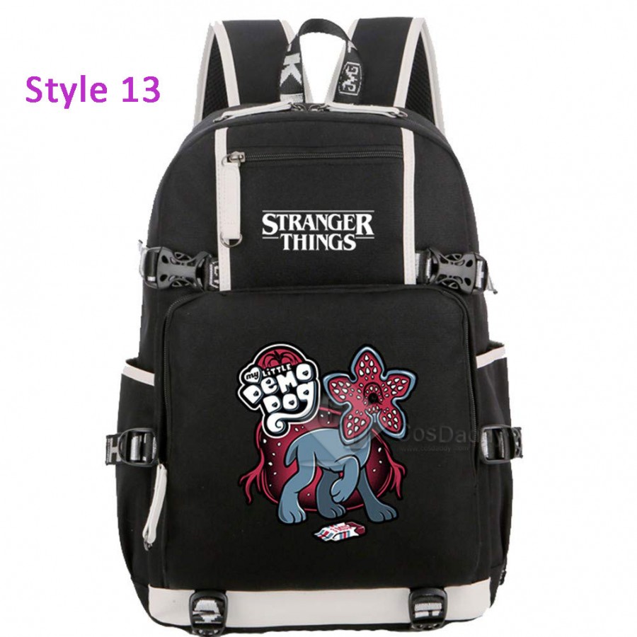 Stranger Things Backpack Plain School Bag Bookbag For Kids