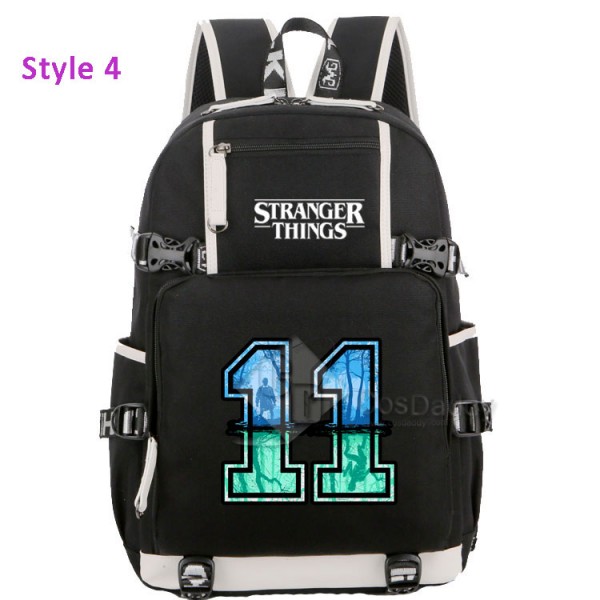 Stranger Things Backpack Plain School Bag Bookbag for Kids Children Boys