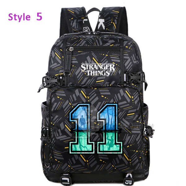 Stranger Things Backpack Plain School Bag Bookbag for Kids Children Boys