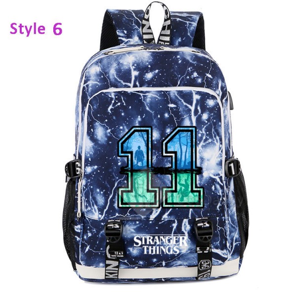 Stranger Things Backpack Plain School Bag Bookbag for Kids Children Boys