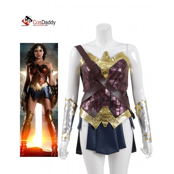 CosDaddy Wonder Woman Diana Prince Battle Suit Cosplay Costume