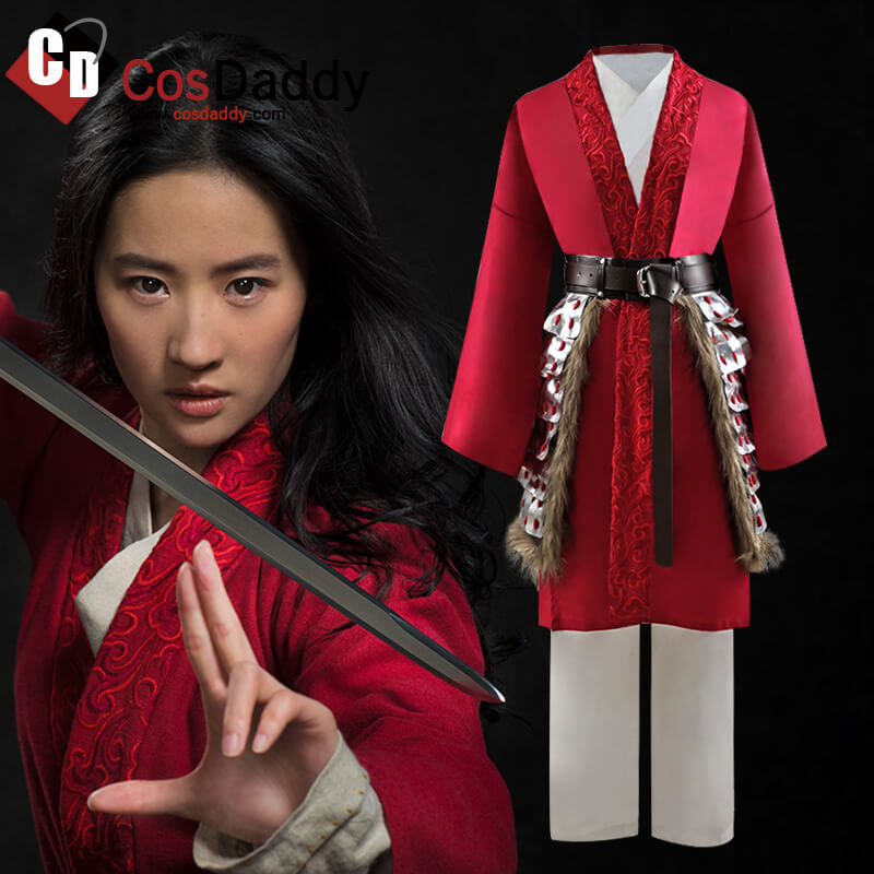 2020 Disney Mulan Hua Mulan Cosplay Costumes Waist Armor Full Set